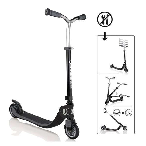 Globber Flow Foldable 125, schwarz-grau