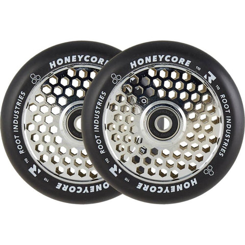 Root Industries Honeycore Wheels 110 mm - schwarz / silber
