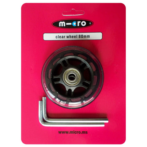 Micro Rolle 80x24 mm transparent mit Lager