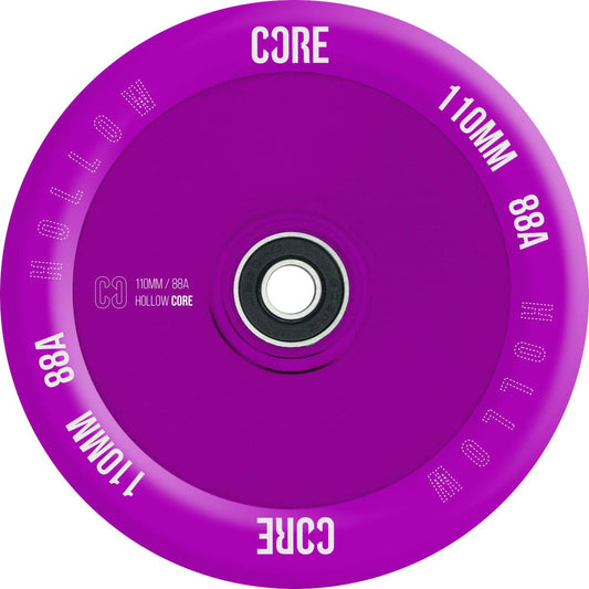 core-hex-hollow-pro-scooter-wheel-110mm-disc-purple