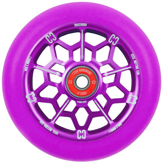 core-hex-hollow-pro-scooter-wheel-lila