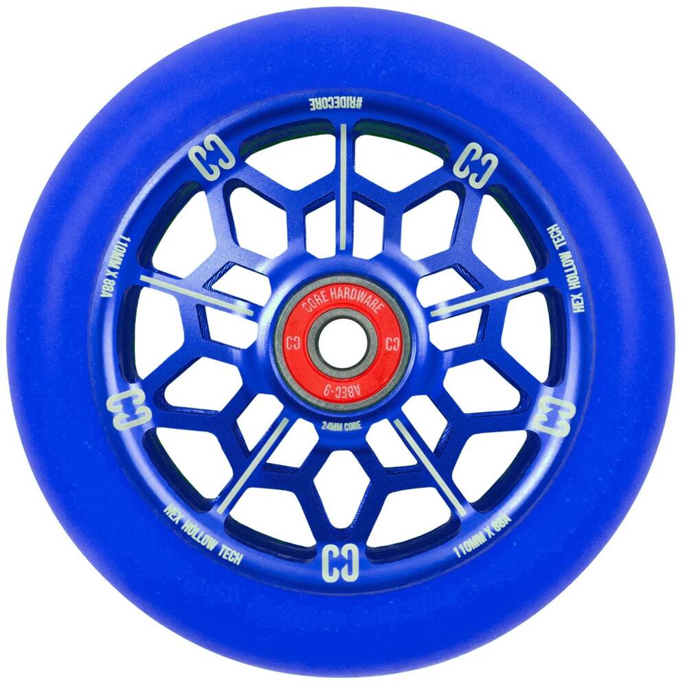 core-hex-hollow-pro-scooter-wheel-navy