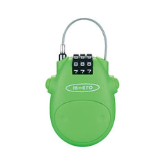 Micro Zahlenschloss, green