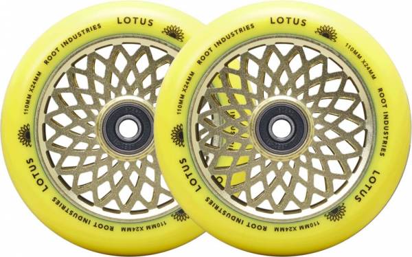 Root Industries Lotus Wheels 110 mm - yellow