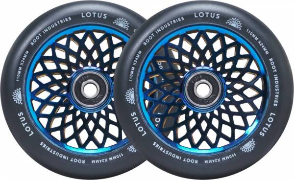Root Industries Lotus Wheels 110 mm - blu-ray / black