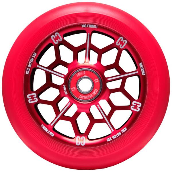 Core Hex Hollow Wheel 110, red