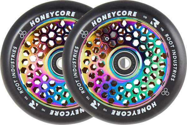 Root Industries Honeycore Wheels 110 mm - schwarz / neochrome