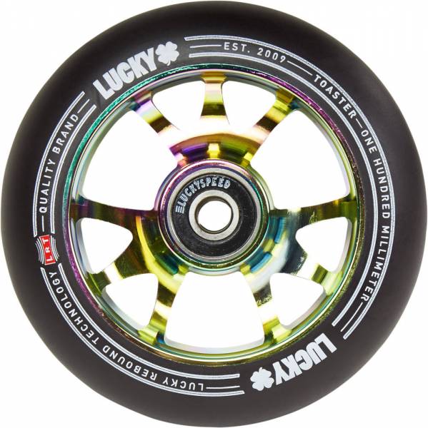 Lucky Toaster 100 mm Stunt Scooter Wheel - neochrome