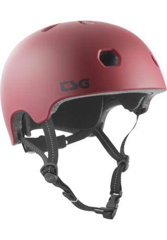 TSG Helm Meta Solid Color, S/M, satin oxblood